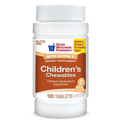 Silver Rod Pharmacy Silver Rod Pharmacy GNP Children S Chewables Multivitamins With Extra Vitamin C 120 Tablets Vitamins & Supplements Lavender