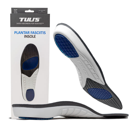 Tuli s Tuli’s® Plantar Fasciitis Orthotic Insoles – Arch Support (Large) Foot Care White Smoke