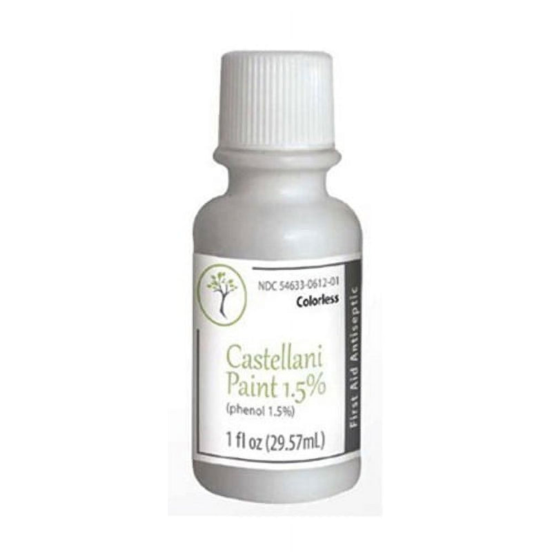 Castellani Castellani Paint Modified Solution, 1 oz (29.57 mL) – Colorless First Aid Antiseptic & Drying Agent First Aid White Smoke