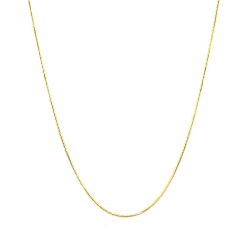 Bids.com 14k Yellow Gold Round Snake Chain 0.7mm Necklaces White Smoke 16 / Yellow Gold,18 / Yellow Gold,20 / Yellow Gold,One / Yellow Gold