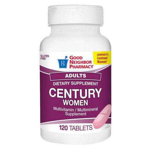 Good Neighbor Pharmacy Good Neighbor Pharmacy GNP Century Adult Women S Multivitamin 120 Tablets Vitamins & Supplements White Smoke