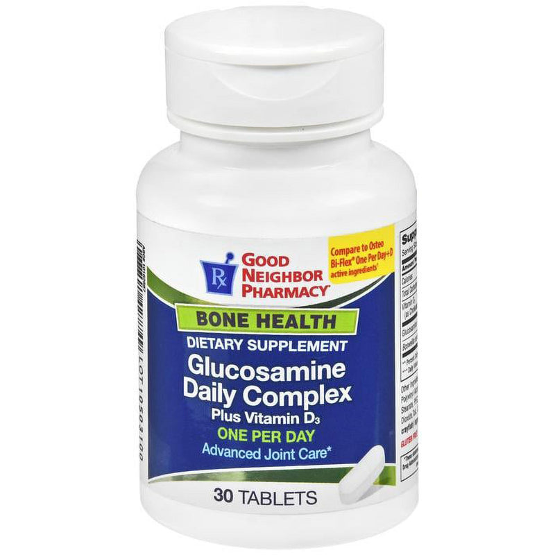 Silver Rod Pharmacy Silver Rod Pharmacy GNP Glucosamine Daily Complex Plus Vitamin D 1000mg 30 Tablets Vitamins & Supplements Lavender