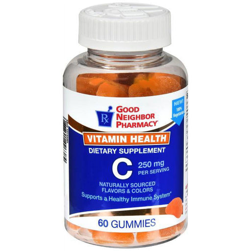 Silver Rod Pharmacy Silver Rod Pharmacy Gnp Vitamin C 250 Mg Orange Gummy 60 Vitamins & Supplements White Smoke