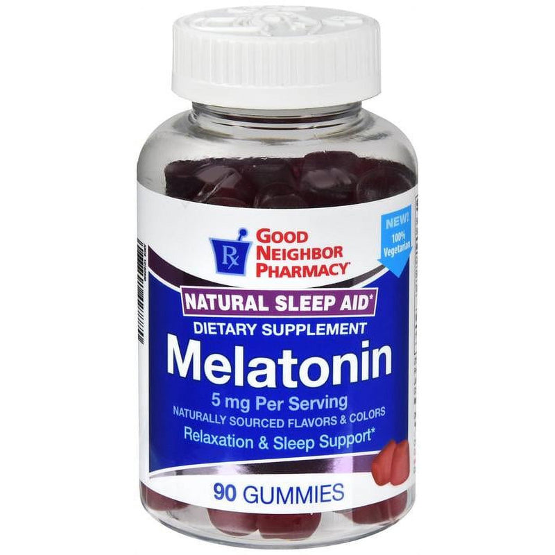 Silver Rod Pharmacy Silver Rod Pharmacy Good Neighbor Melatonin 5mg Gummies 90ct Building Consumables Lavender