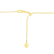 Bids.com 14k Yellow Gold Adjustable Snake Chain 0.85mm Necklaces White Smoke 22 / Yellow Gold,One / Yellow Gold