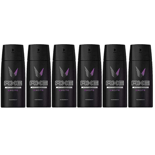 AXE AXE Deodorant Bodyspray, Excite, 48 H High Definition Scent 4 Oz Deodorant Black