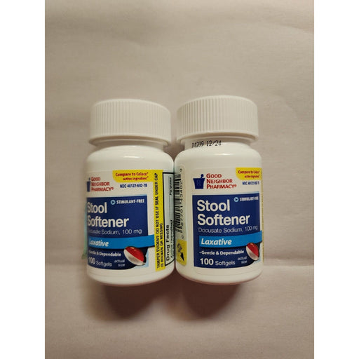 good Neighbor Pharmacy good Neighbor Pharmacy 2 GNP Stool Softener 100mg 100 Softgels Health & Beauty Rosy Brown