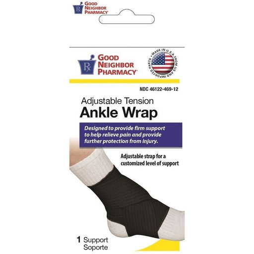 0 Good Neighbor Pharmacy Adjustable Tension Ankle Wrap Black Large 1ct Horse Boots & Leg Wraps White Smoke