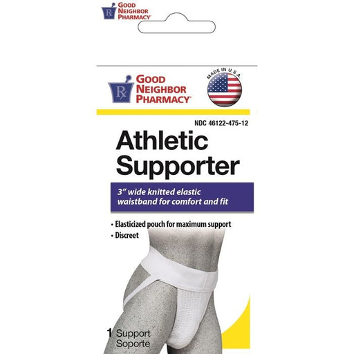 0 Good Neighbor Pharmacy Athletic Supporter White Extra Large 1ct General Purpose Athletic Equipment White Smoke