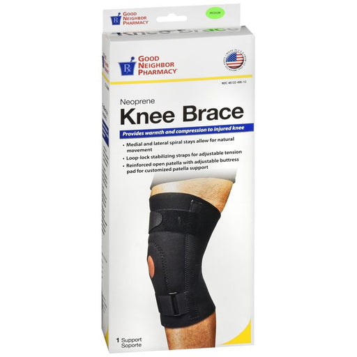 Good Neighbor Pharmacy Good Neighbor Pharmacy Neoprene Knee Brace Black Medium 1ct Health Care Lavender