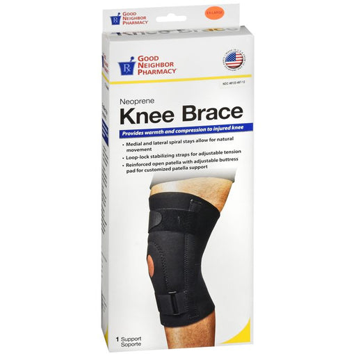 Good Neighbor Pharmacy Good Neighbor Pharmacy Neoprene Knee Brace Black Extra Large 1ct Health & Beauty Lavender