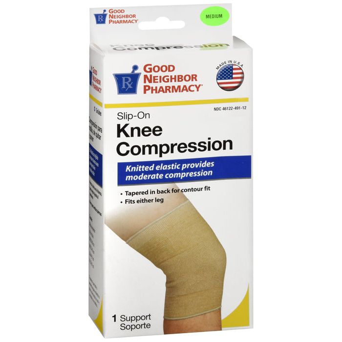 Good Neighbor Pharmacy Good Neighbor Pharmacy Slip-on Knee Compression Beige Medium 1ct Health & Beauty Lavender