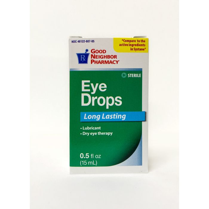 0 Good Neighbor Pharmacy Long Lasting Eye Drops 0.5oz Eye Drops & Lubricants Forest Green