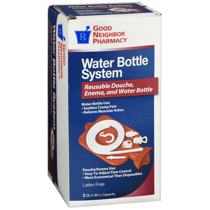 Good Neighbor Pharmacy Good Neighbor Pharmacy Water Bottle System Reusable Douche 1ct Health Care White Smoke