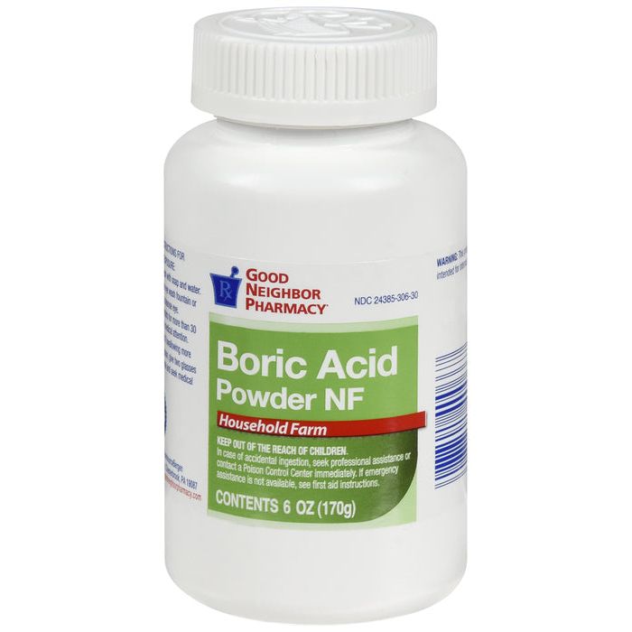GNP GNP Boric Acid Powder 6 Oz Acid Neutralizers Lavender