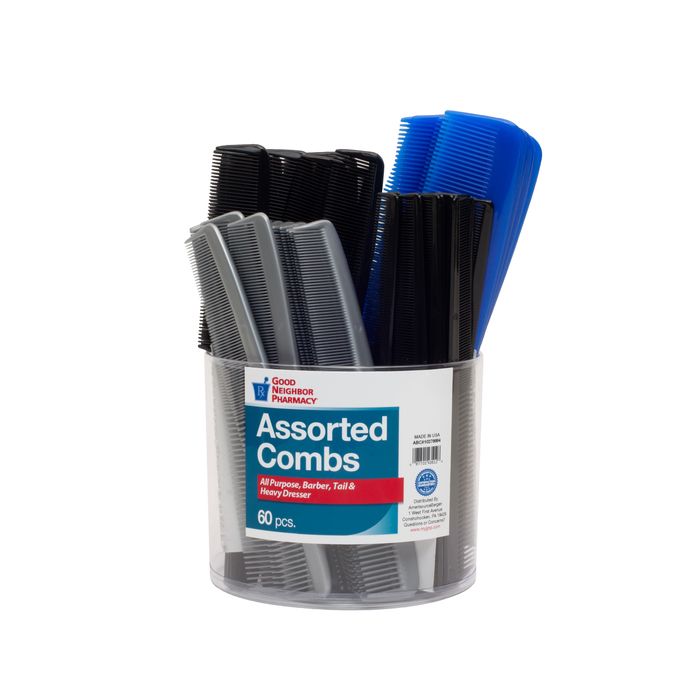 0 Good Neighbor Pharmacy Assorted Combs Bucket 60ct Buckets White Smoke