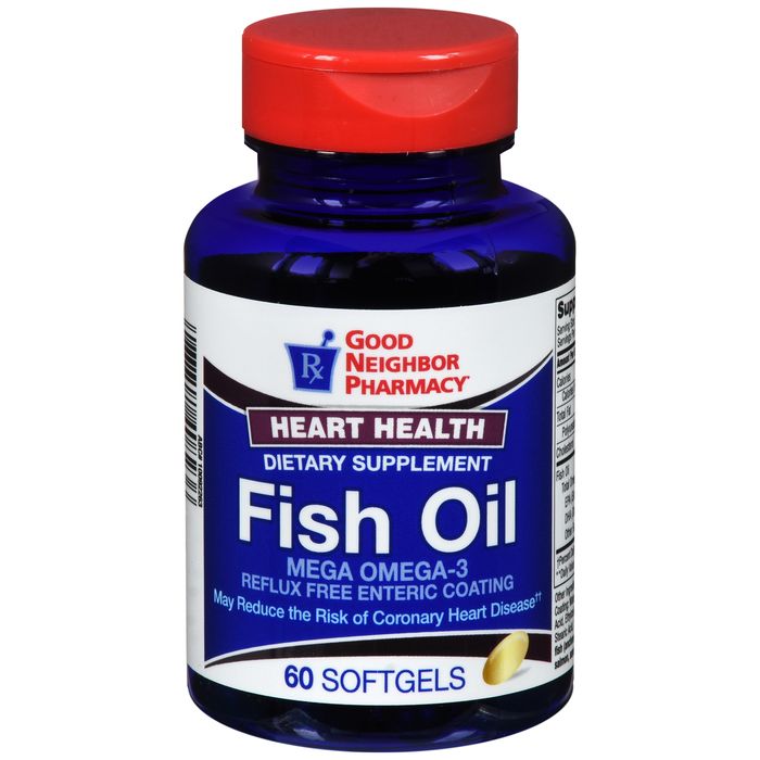 GNP GNP Fish Oil 1000 Mg Enteric Coated 60 Softgel Caps Fitness & Nutrition White Smoke