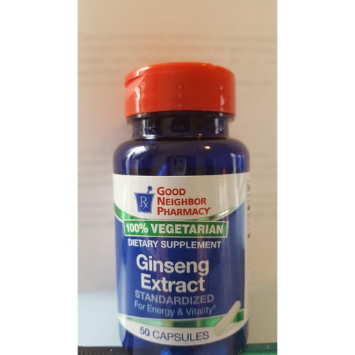 Good Neighbor Pharmacy Good Neighbor Pharmacy GNP Ginseng 200mg 50 Caps Fitness & Nutrition Tan