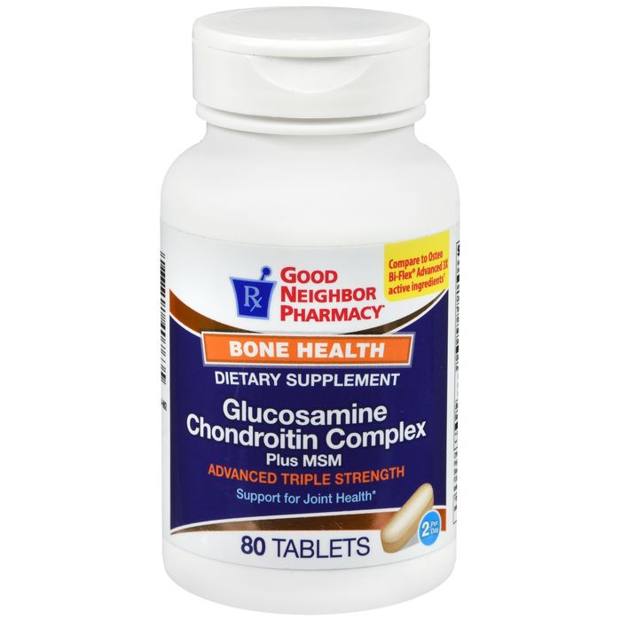 21st Century 21st Century GNP Glucosamine Chondroitin Advanced 3X 80 Tabs Fitness & Nutrition Lavender