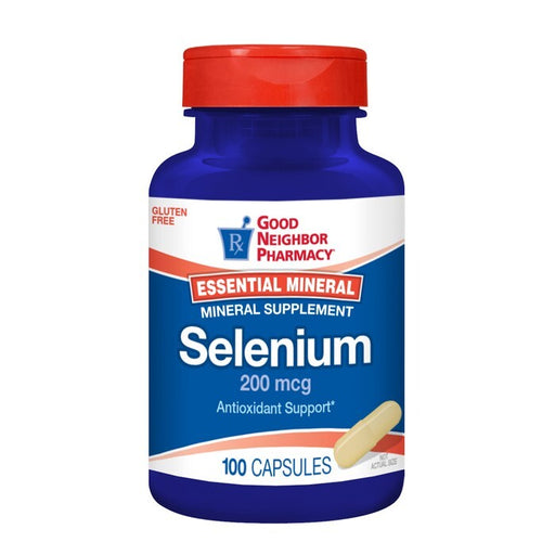 0 Good Neighbor Pharmacy Selenium 200mcg Capsules 100ct White Smoke