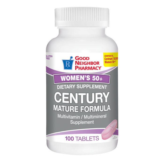 0 Good Neighbor Pharmacy Century Mature Women 50+ Tablets 100ct Mature Lavender