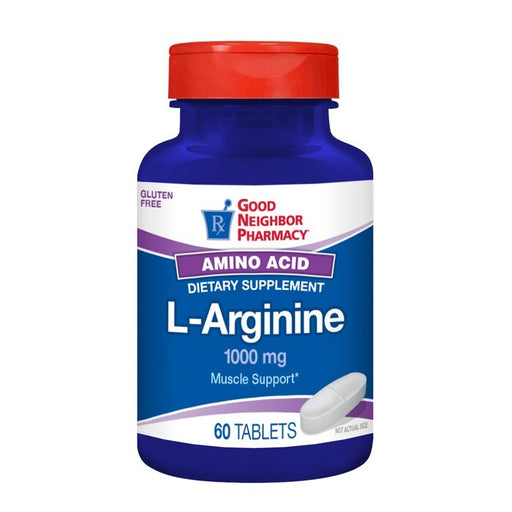0 Good Neighbor Pharmacy L-Arginine Amino Acid 1000mg Tablets 60ct Acid Neutralizers White Smoke