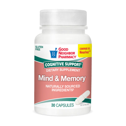 0 Good Neighbor Pharmacy Mind & Memory Brain Support Capsules 30ct Memory White Smoke