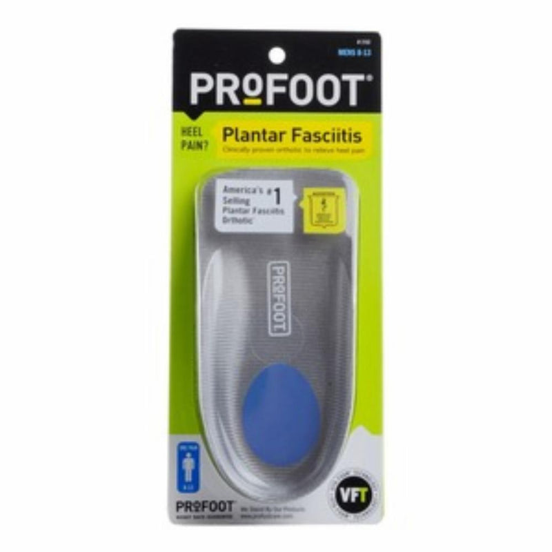 Profoot Profoot Plantar Fasciitis Insoles for Men – 1 Pair Health & Beauty Dim Gray
