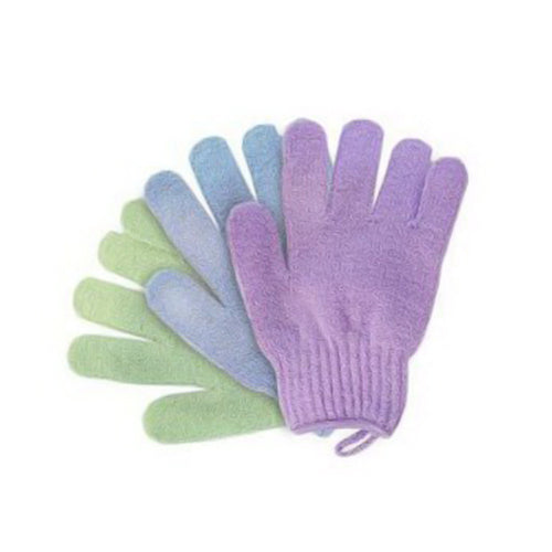 Pure Body Naturals Pure Body Naturals Retail Imports Exfoliating Wash Gloves, Assorted - 3 Ea Bath & Body White Smoke