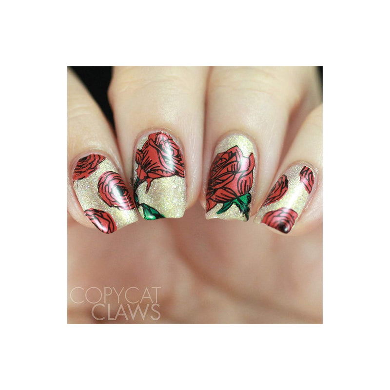 UberChic Beauty Collection 26 Stamping Plate Rosy Brown