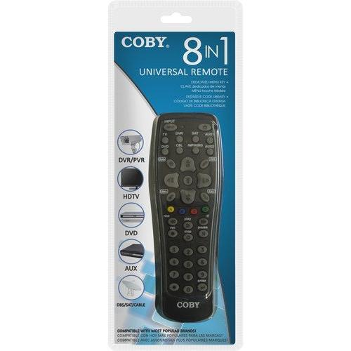 Coby Coby CRC-02 8 In 1 Universal Remote Remote Controls Dark Slate Gray