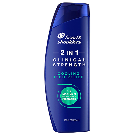 Head & Shoulders Head & Shoulders Clinical Strength 2in1 Dandruff Shampoo Itch Relief 13.5 Fl Oz Shampoo Midnight Blue