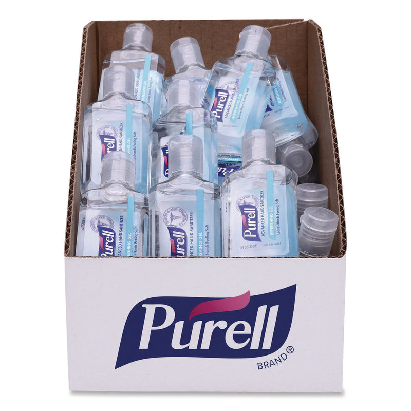 Purell Purell Advanced Refreshing Gel Hand Sanitizer, Clean Scent, 1oz Hand Sanitizers & Wipes Light Gray