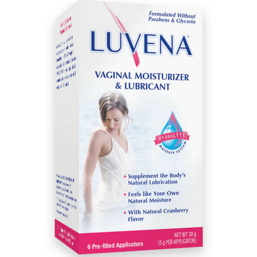 Luvena Luvena Prebiotic  Vaginal Moisturizer & Lubricant Pre-Filled Applicators 6Ct Lotion & Moisturizer White Smoke