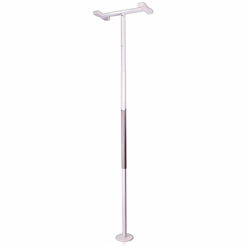 Stander Stander Floor To Ceiling Security Grab Bar Pole Health Care White Smoke