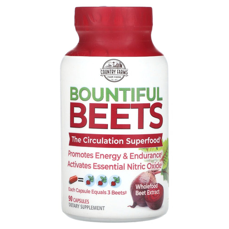 Country Farms Country Farms® Bountiful Beets - 90 Capsules Vitamins & Supplements White Smoke