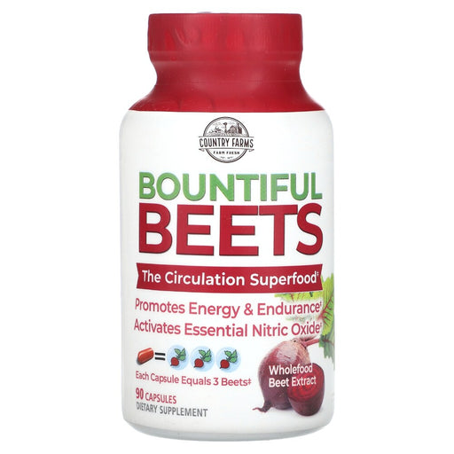 Country Farms Country Farms® Bountiful Beets - 90 Capsules Vitamins & Supplements White Smoke