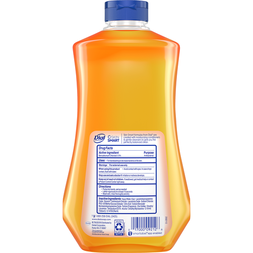 Dial Dial Complete Antibacterial Liquid Hand Soap Refill, Gold, 32 Fl Oz Liquid Hand Soap White Smoke