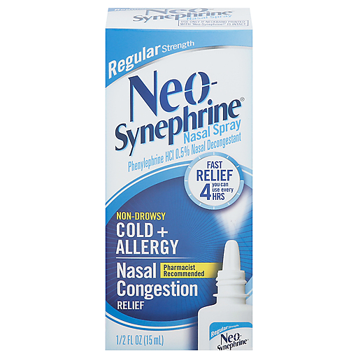 Neo Synephrine Neo Synephrine Cold And Sinus Regular Strength Nasal Spray .5 Fl Oz Health & Beauty Lavender