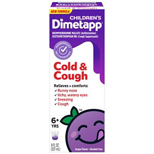 Dimetapp Dimetapp Children's Cold & Cough, 8 Oz Health Care White Smoke