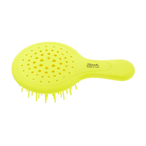 Janeke Janeke Mini SuperBrush Yellow Hair Brush Hair Brush Light Goldenrod