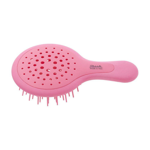 Janeke Janeke Mini SuperBrushh Pink Hair Brush Hair Brush Pale Violet Red