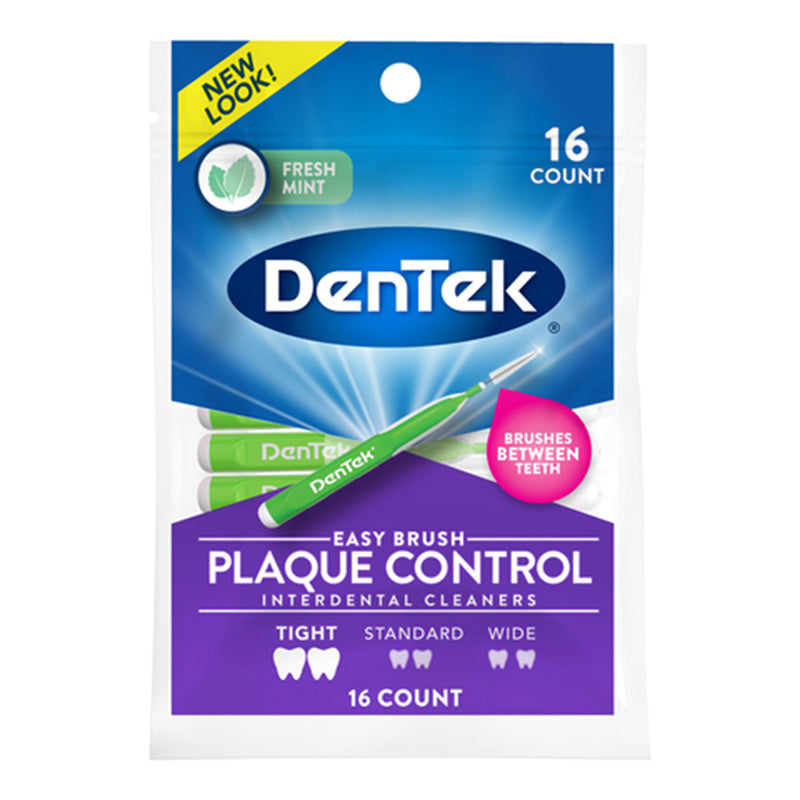 DenTek DenTek Easy Brush Extra Tight Interdental Cleaners Mint Health & Beauty White Smoke