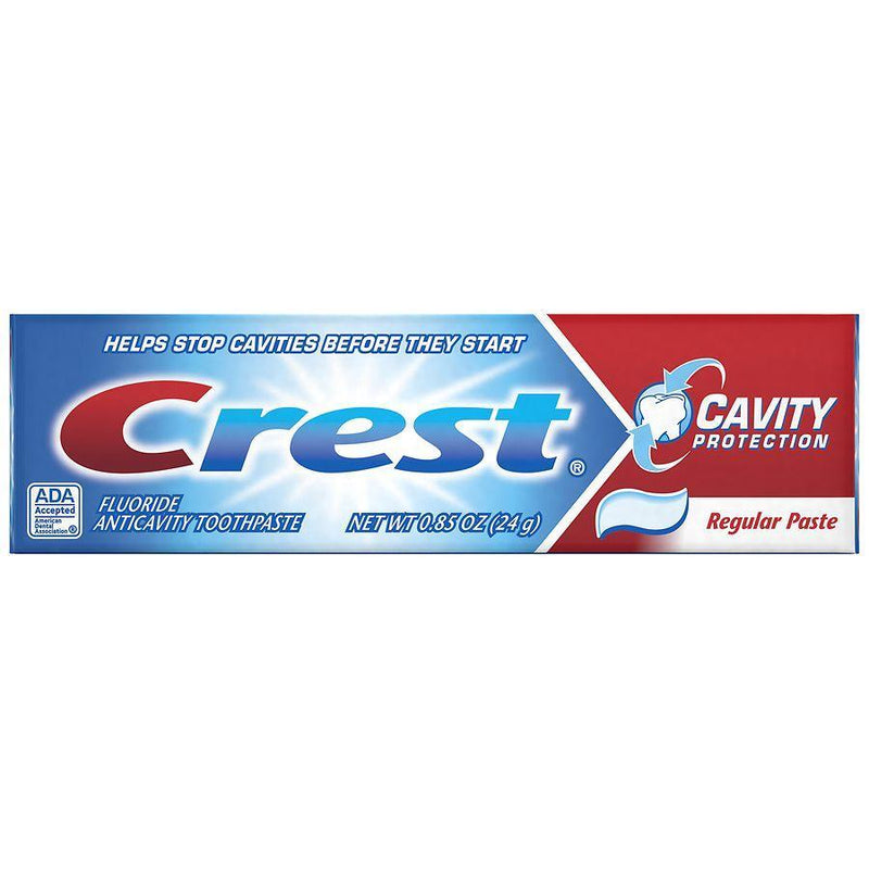Crest Crest Toothpaste, Cavity Protection, Regular Paste 0.85 Oz Toothpaste Alice Blue
