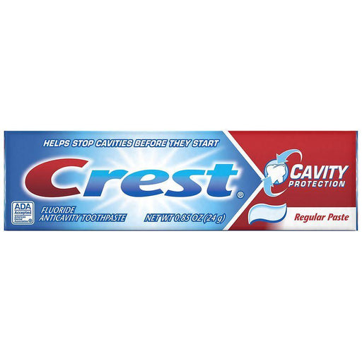 Crest Crest Toothpaste, Cavity Protection, Regular Paste 0.85 Oz Toothpaste Alice Blue