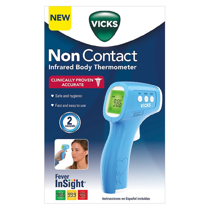 Vicks Vicks Non Contact Infrared Body Thermometer 1Ea Personal Care White Smoke
