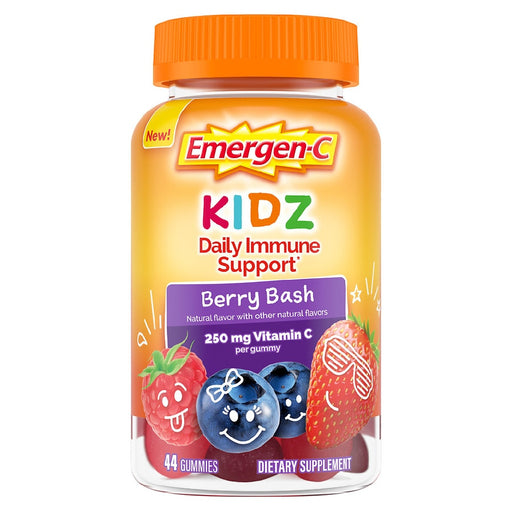 Emergen-C Emergen-C Kidz  Immune Support Gummies Berry Bash 44Ct Vitamins & Supplements White Smoke
