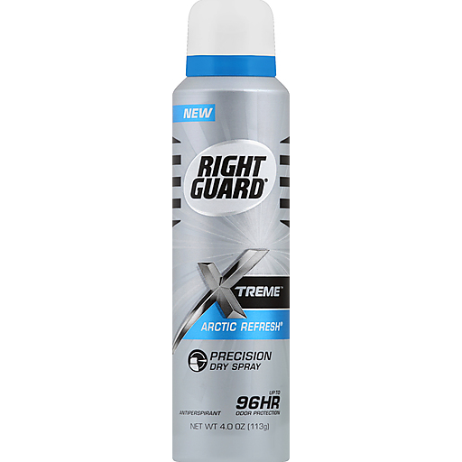 Right Guard Right Guard Xtreme Arctic Refresh Precision Dry Spray Antiperspirant 4 Oz. Aerosol Can Deodorant Dark Gray