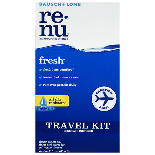 ReNu ReNu Multi-Purpose Solution, Sterile, Fresh, Travel Kit Contact Lens Care Kits Lavender