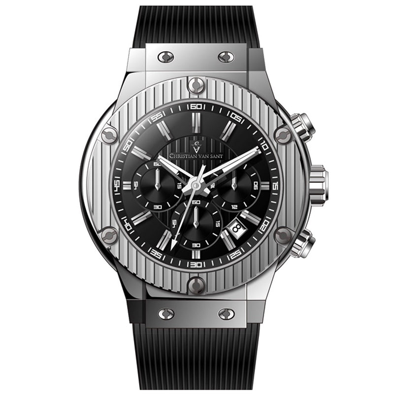 Bids.com Christian Van Sant Men's Monarchy Watches White Smoke